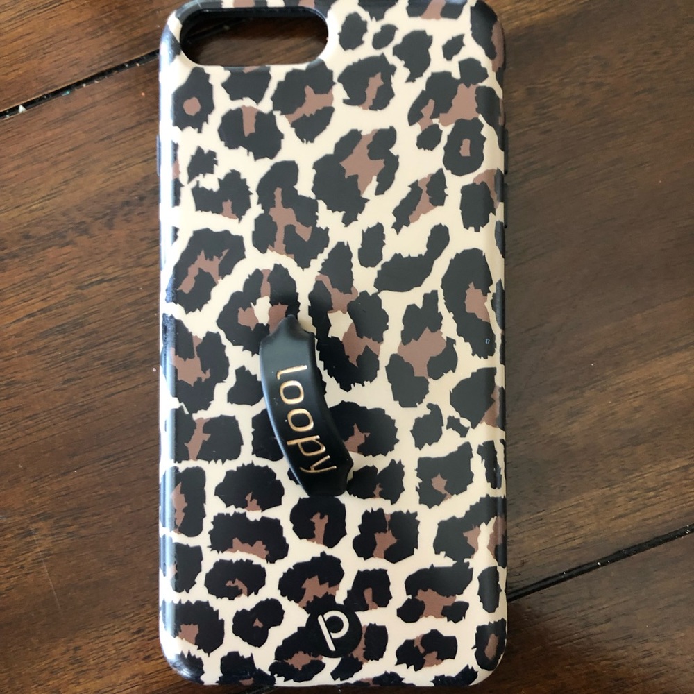 iphone 8 plus loopy case leopard